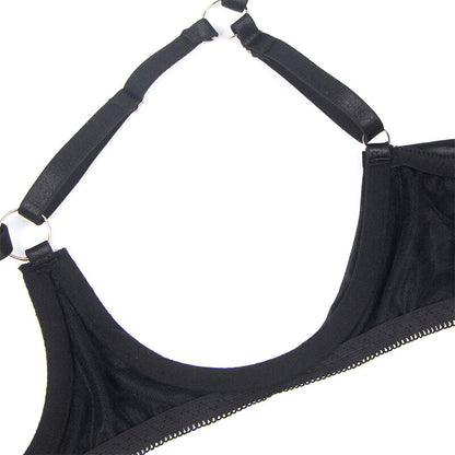 SUBBLIME - 955205 CONJUNTO DE SUTIÃ COM LAÇO PRETO AJUSTÁVEL L/XL