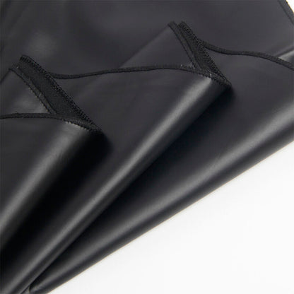 SUBBLIME - 955380 VESTIDO COM ALÇAS DE COURO PRETO L/XL