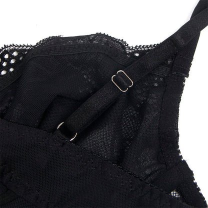 SUBBLIME - 955625 BODY DE RENDA COM FECHO NA PARTE INFERIOR PRETO L/XL