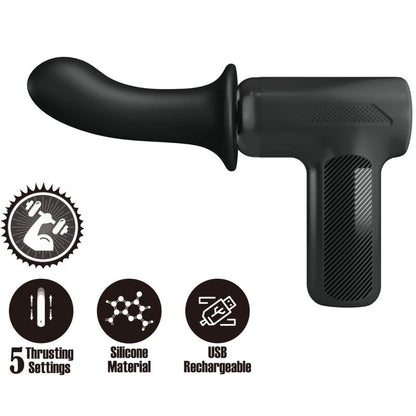PRETTY LOVE - DJ DOCTOR MASSAGER 5 CONFIGURAÇÕES PRETO