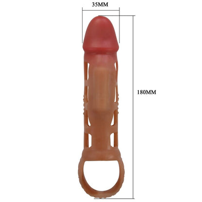 PRETTY LOVE - MANGA VIBRATÓRIA PARA PÊNIS PRESTON 18 CM
