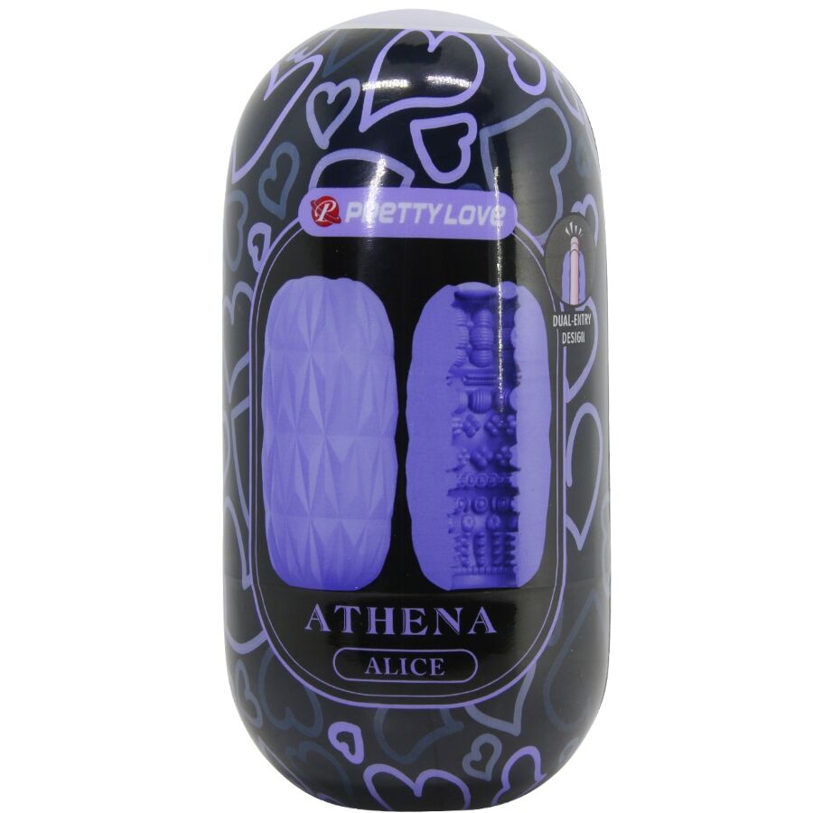 PRETTY LOVE - MASTURBADOR MASCULINO ATHENA ALICE ROXO