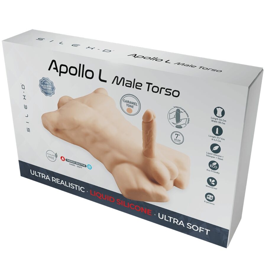 SILEXD - APOLLO L TRONCO MASCULINO REALISTA CARAMELO