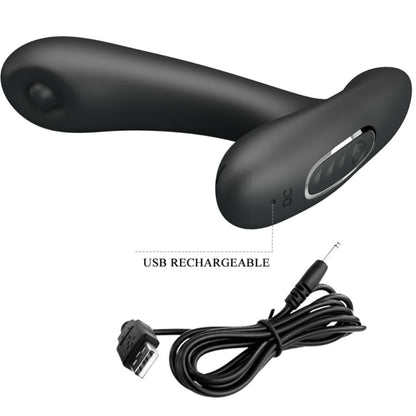 PRETTY LOVE - MASSAGEADOR VIBRATÓRIO ANAL E VAGINAL REMINTON PRETO