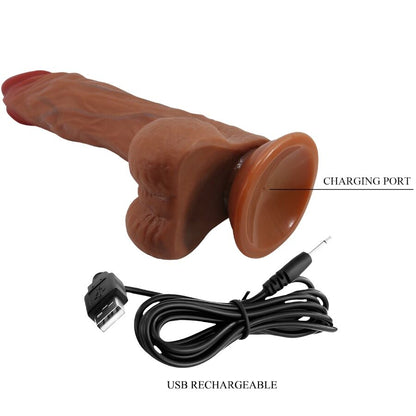 BAILE - CALISTO DILDO REALISTA 24 CM CARNE