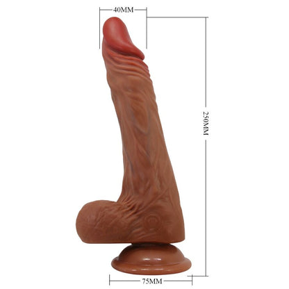 BAILE - CALISTO DILDO REALISTA 24 CM CARNE