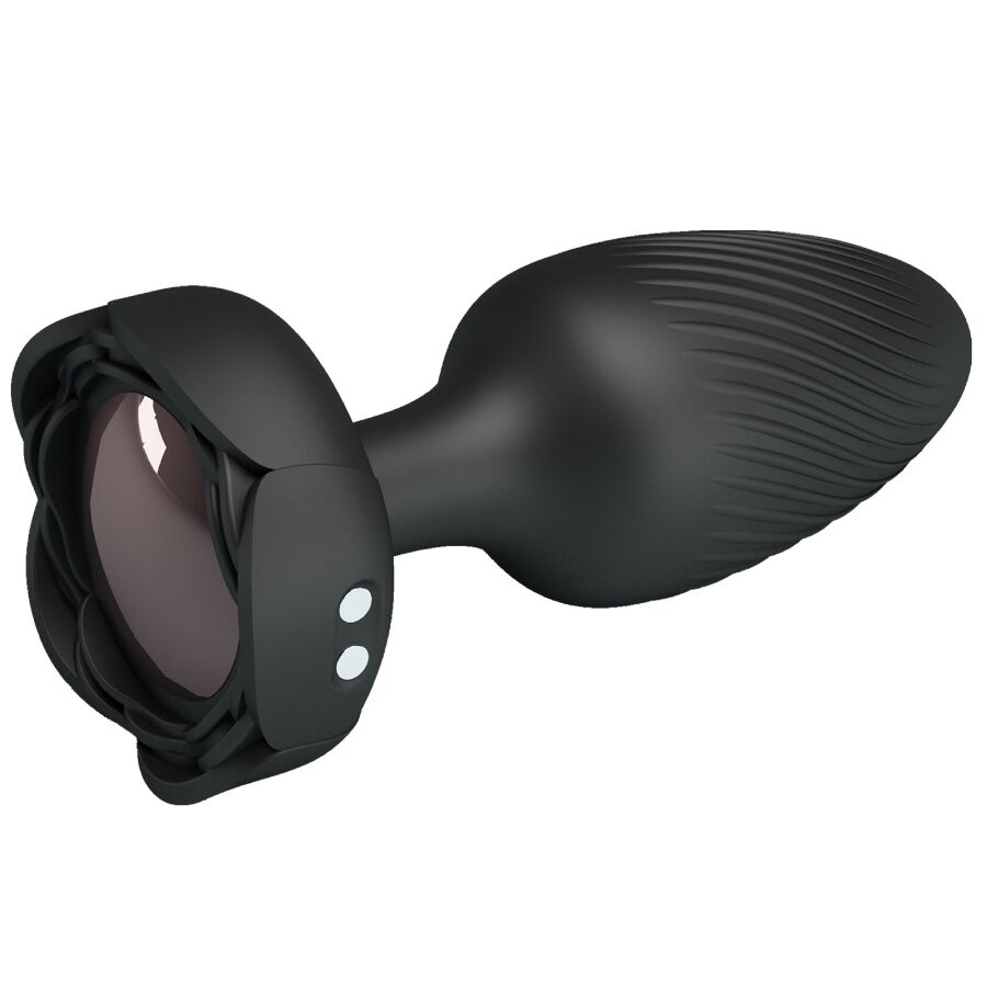 PRETTY LOVE - OSBORN PLUG ANAL COM LUZ LED PRETO 9,8 CM