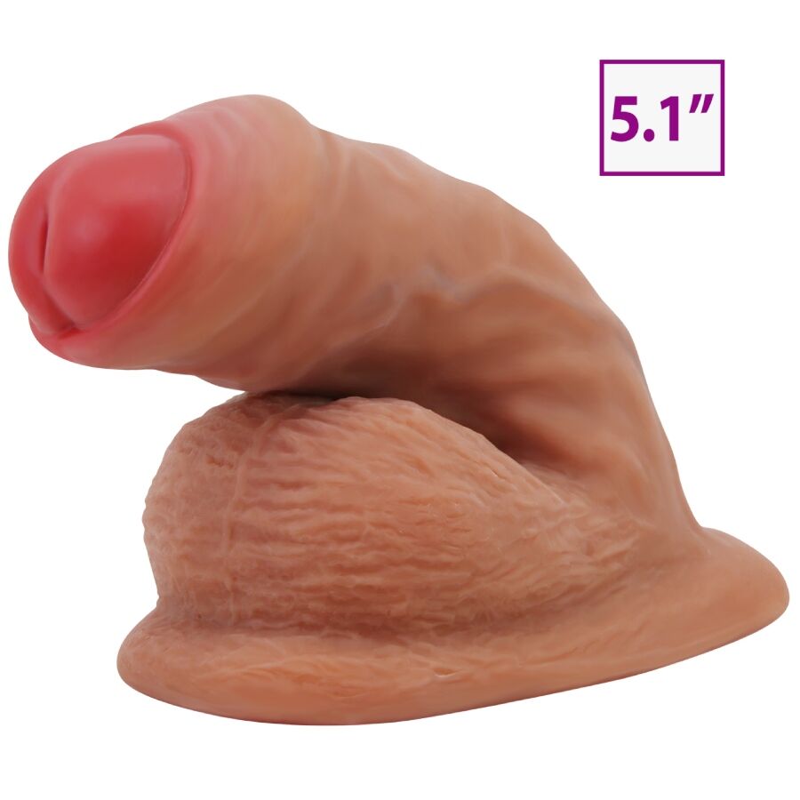 PRETTY LOVE - WARNELL DILDO ULTRA REALISTA E ELÁSTICO 9,5 CM MULATO