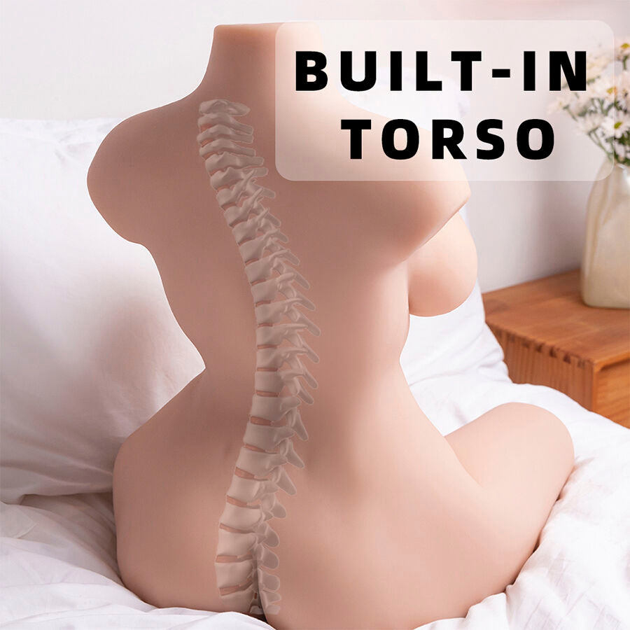 XISE - TORSO FEMININO REALISTA E ASSISTIDO COM FUNÇÃO DE PROPULSÃO 71 CM