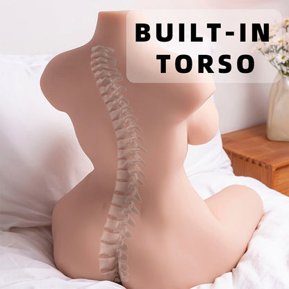 XISE - TORSO FEMININO REALISTA E ASSISTIDO COM FUNÇÃO DE PROPULSÃO 71 CM