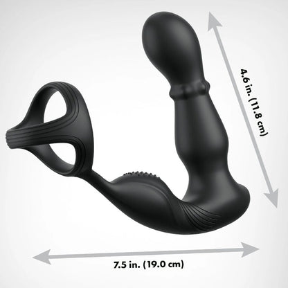 COLEÇÃO ANAL FANTASY ELITE - ANEL ANAL VIBRANTE E MASSAGEADOR COM CONTROLE REMOTO