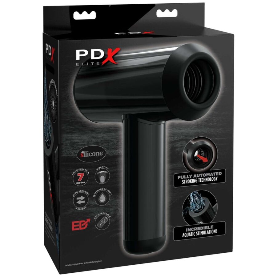 PDX ELITE - MASTURBADOR AUTOMÁTICO DUPLO AQUÁTICO