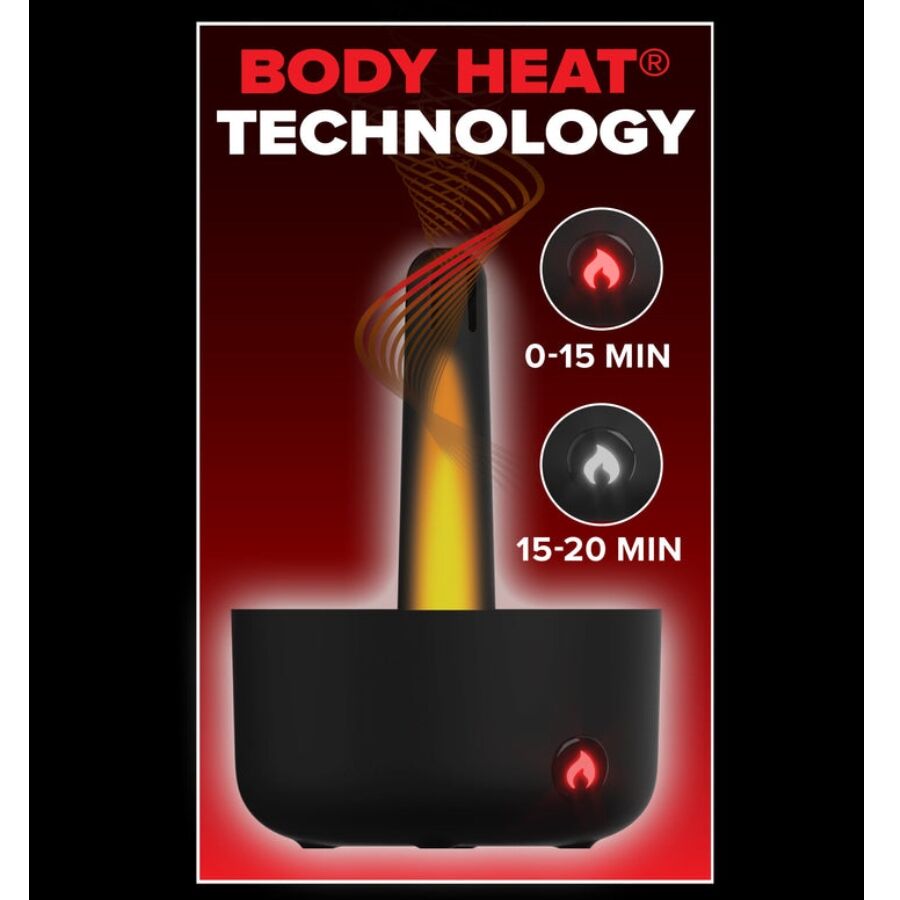 PDX ELITE - MASTURBADOR AUTOMÁTICO MILK ME HOTTER COM VIBRAÇÃO DE EFEITO DE CALOR E IMPULSÃO