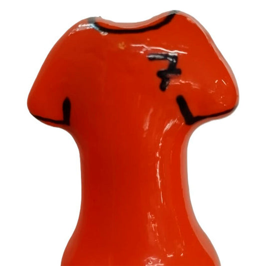 CONDOMERIE - CAMISA LARANJA NOVIDADES PINTADA À MÃO