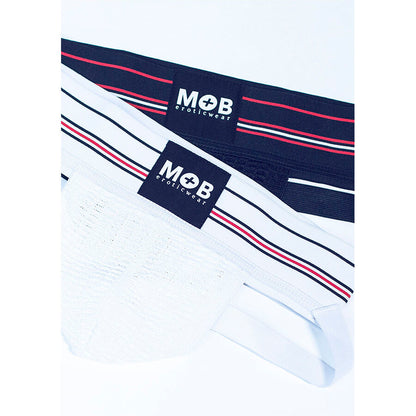 MOB - TANGA BRANCA CLÁSSICA TAMANHO G