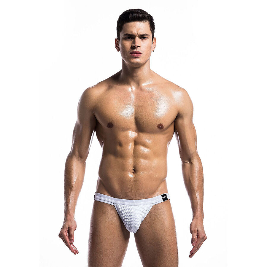 MOB - MAIÔ JOCKSTRAP BRANCO FETICHE TAMANHO XL
