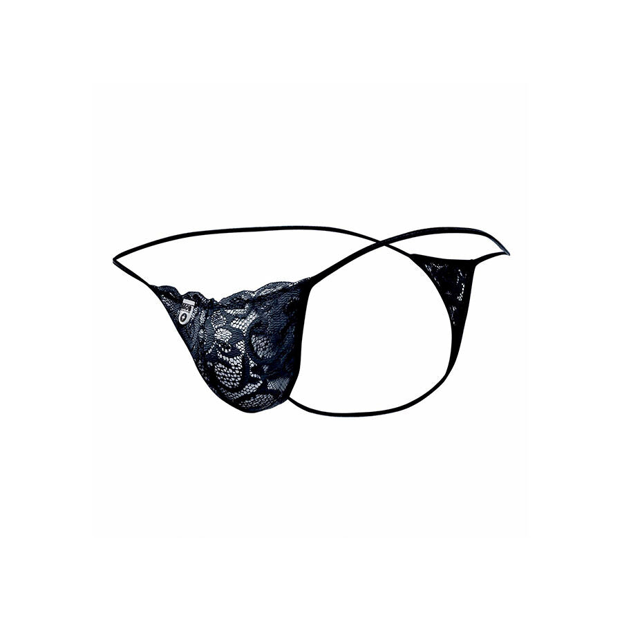MOB - TANGA DE RENDA PRETA TAMANHO L/XL