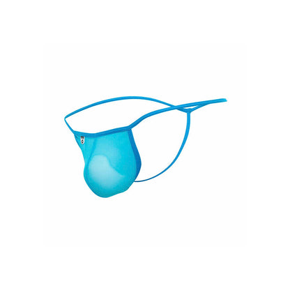 MOB - TANGA T-SHAPED TRANSPARENTE AQUA TAMANHO P/M