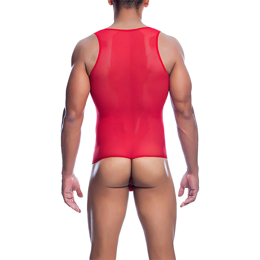 MOB - VERMELHO TRANSPARENTE BODYSHEER TAMANHO P/M