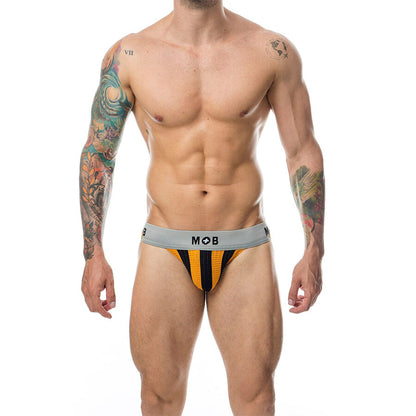 MOB - CALÇA CLASSIC JOCK STRIPE LARANJA TAMANHO P