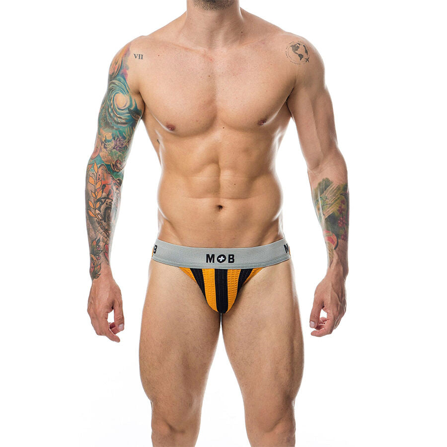 MOB - CALÇA CLASSIC JOCK STRIPE LARANJA TAMANHO XL