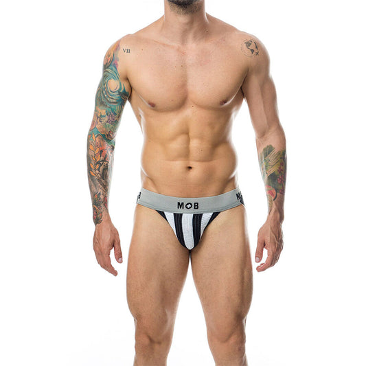 MOB - CALÇA JOKE BRANCA COM LISTRA CLÁSSICA TAMANHO XL