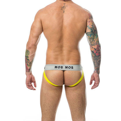MOB - CALÇA CLASSIC JOCK STRIPE AMARELA TAMANHO XXL