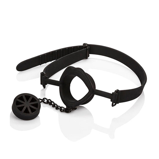 CALEXOTICS - SCANDAL MORDAÇA COM PLUG DE SILICONE PRETO