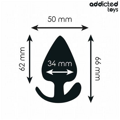 ADDICTED TOYS - PLUG ANAL TAMANHO M 6,6 CM