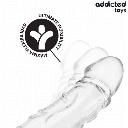 ADDICTED TOYS - EXTENSÃO DE PÊNIS TRANSPARENTE 27 CM