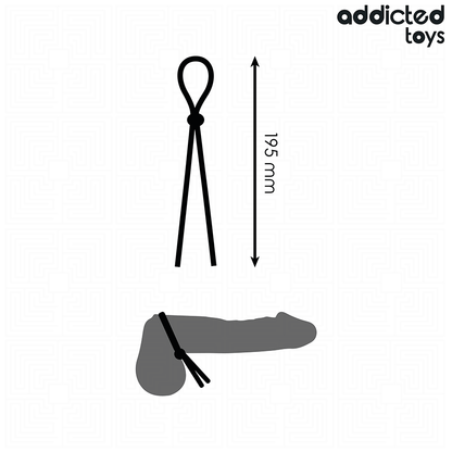 ADDICTED TOYS - CORDA DE SILICONE PARA O PÊNIS DE ALÇA ÚNICA