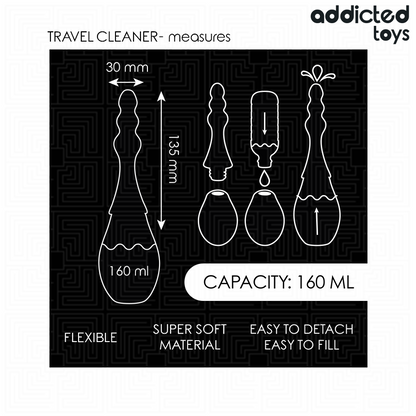 ADDICTED TOYS - LIMPADOR DE VIAGEM MODELO 4