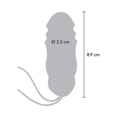 TOYJOY - FELICIDADE SUNN SIDE PARA CIMA E PARA BAIXO VIBRADOR FÚCSIA CONTROLE REMOTO