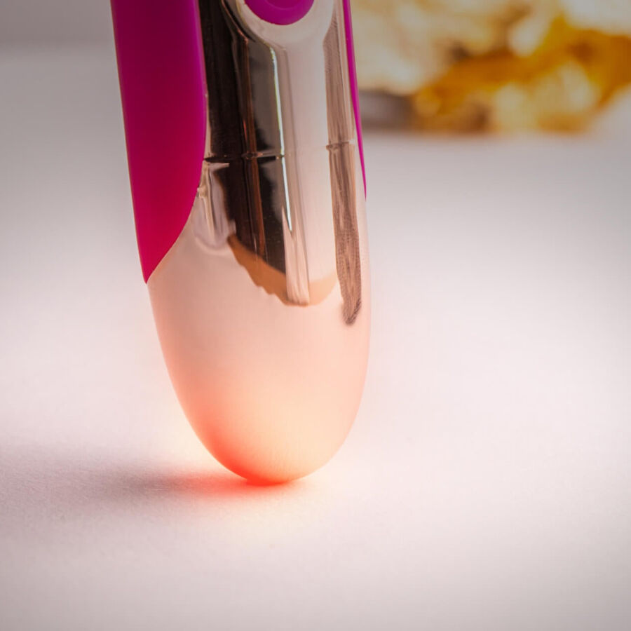 ROCKS-OFF - VIBRADOR ORIEL FLEXÍVEL FÚCSIA