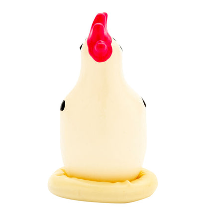 CONDOMERIE - PRESERVATIVOS NOVIDADES PINTADOS À MÃO COCKY ROOSTER
