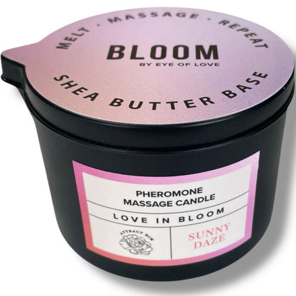 EYE OF LOVE - BLOOM VELA DE MASSAGEM SATIVA SUNNY DAZE 150 ML