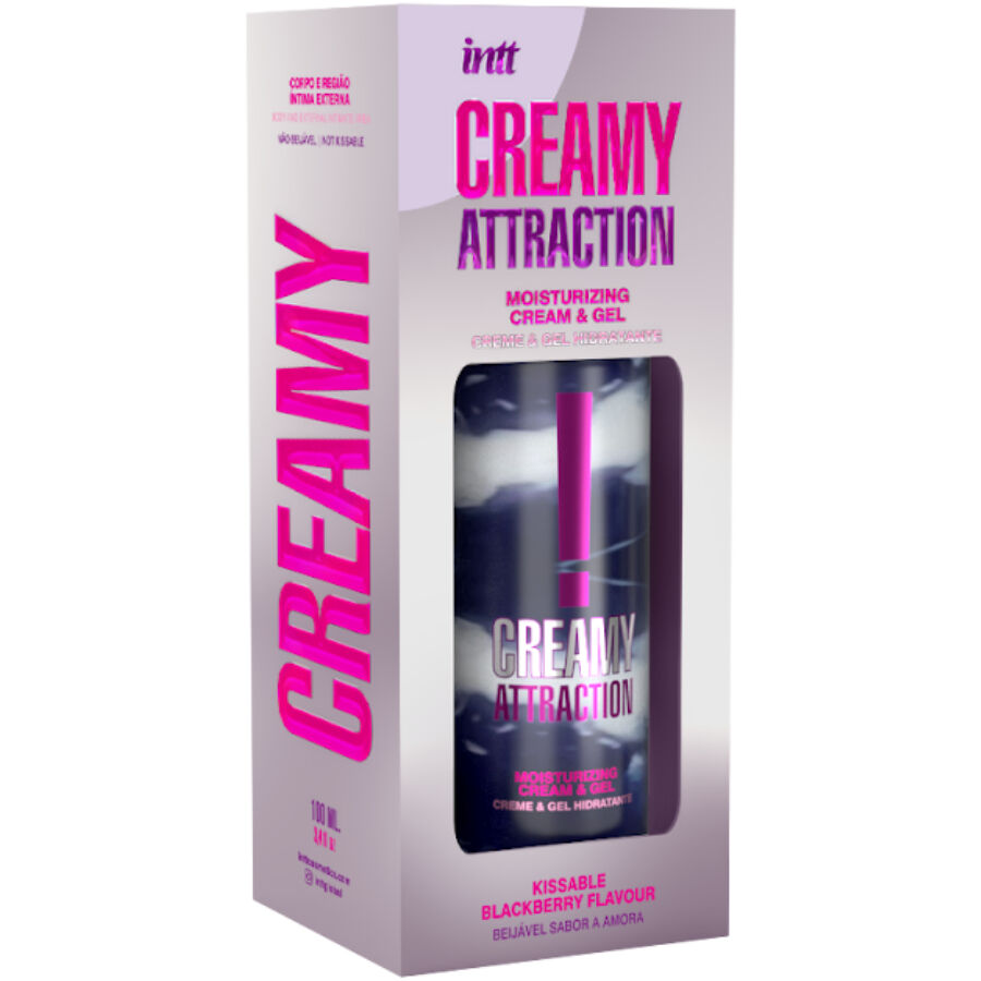 INTT RELEASES - CREME E GEL BEIJÁVEL SABOR AMORA 100 ML