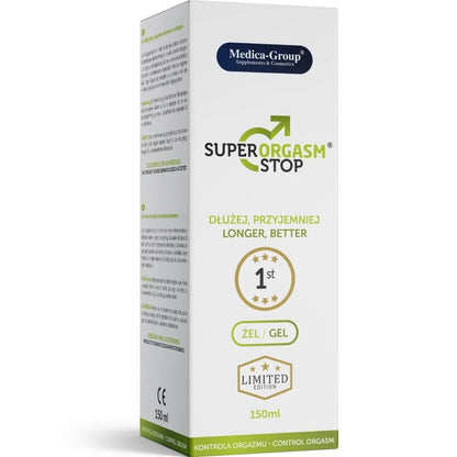 MEDICA GROUP - SUPER ORGASM STOP GEL ÍNTIMO PARA HOMENS 150 ML
