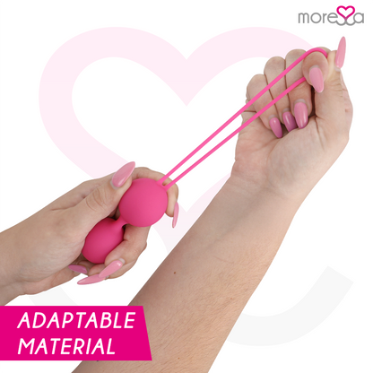 MORESSA - CONJUNTO OSIAN PREMIUM SILICONE ROSA (Osian One - 51 g | Osian Two - 101 g | Osian Three 85 g)