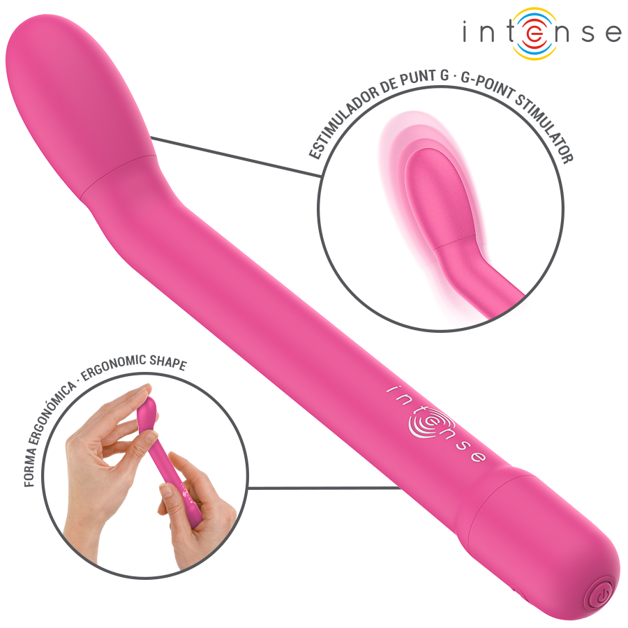 INTENSE - ESTIMULADOR DE PONTO G RECARREGÁVEL KARLIE ROSA