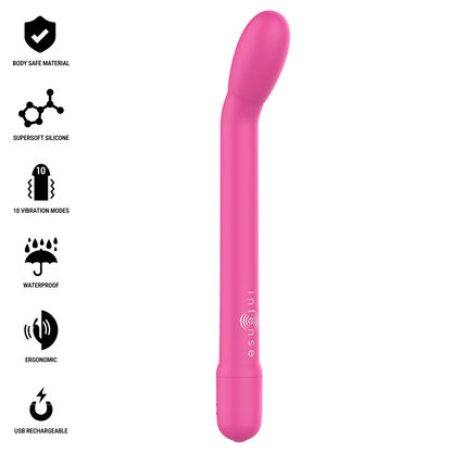 INTENSE - ESTIMULADOR DE PONTO G RECARREGÁVEL KARLIE ROSA