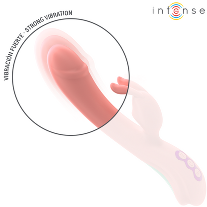 INTENSE - VIBRADOR RACHEL RABBIT 5 VIBRAÇÕES ROSA