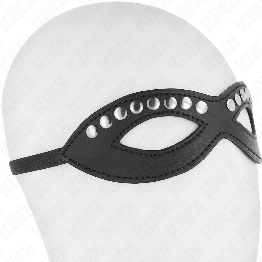 KINK - MÁSCARA DE OLHOS COM MINI REBITES MODELO 1 20,5 x 5,5 CM