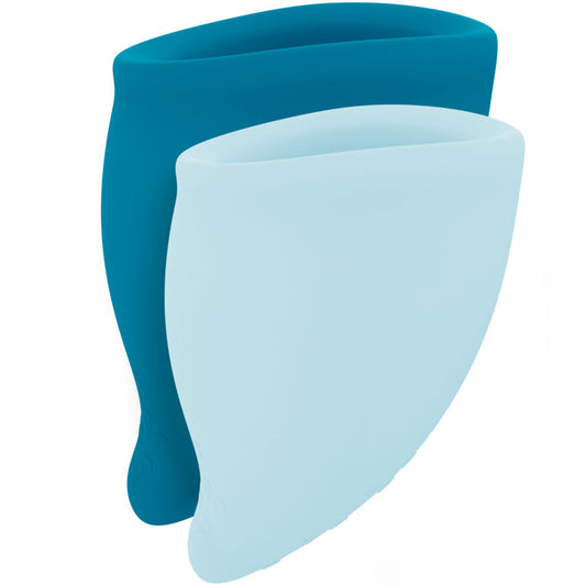 FUN FACTORY - KIT DE COLETOR MENSTRUAL FUN TURQUESA
