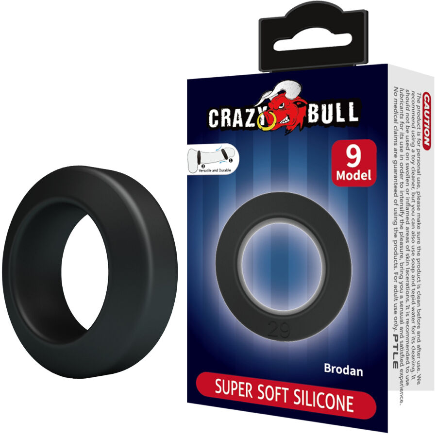 CRAZY BULL - ANEL DE SILICONE BRODAN MODELO 9