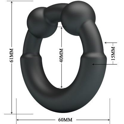 CRAZY BULL - ANEL DE SILICONE MECO MODELO 15