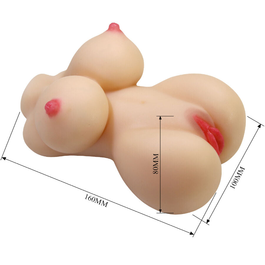CRAZY BULL - HERTA MINI TORSO VAGINA FEMININA REALISTA 497 G