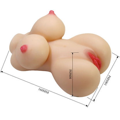 CRAZY BULL - HERTA MINI TORSO VAGINA FEMININA REALISTA 497 G