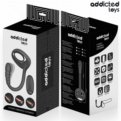 ADDICTED TOYS - ANEL PÊNICO VIBRANTE COM CONTROLE REMOTO