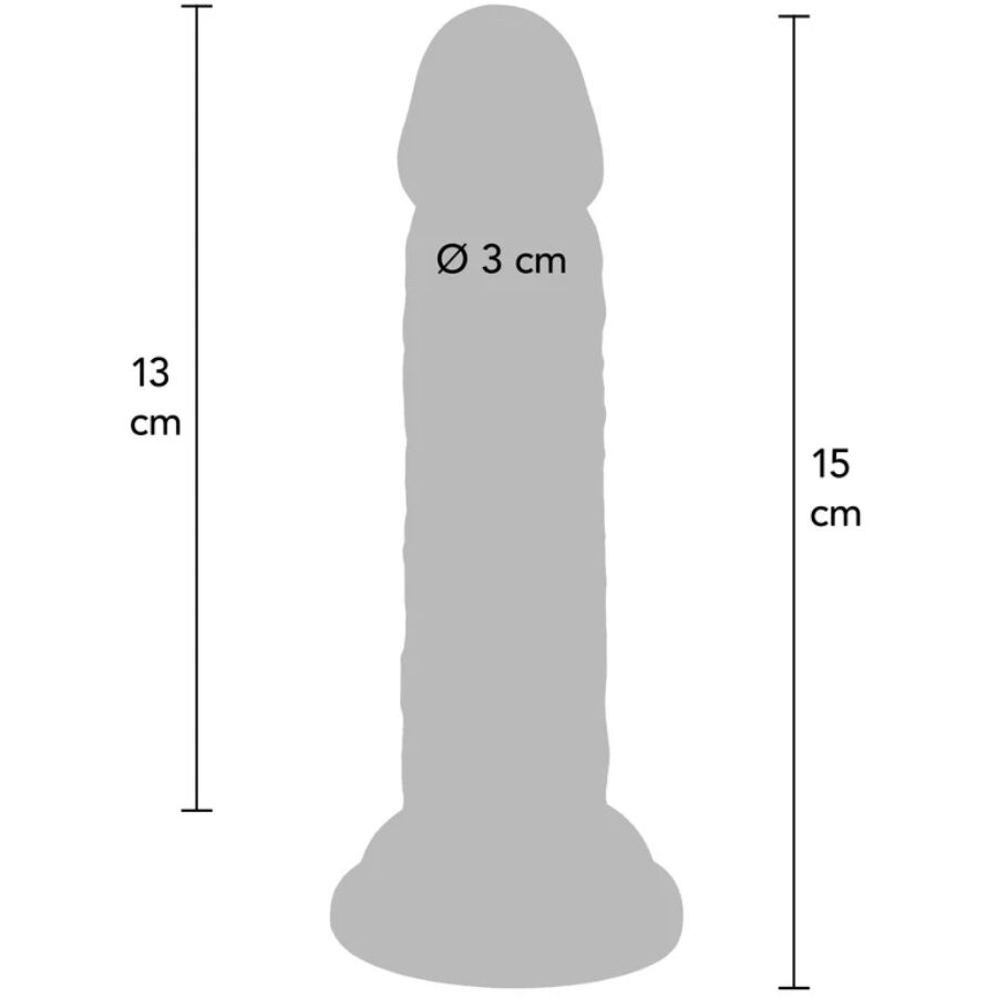 GET REAL - PÊNIS REALISTA DE LUXO 15 CM